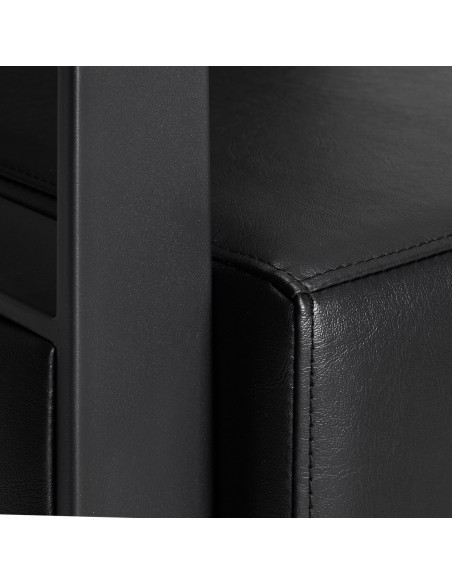 Hairdressing chair Gabbiano Modena Black