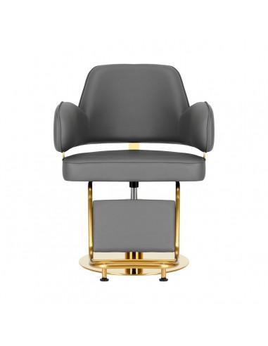 Hairdressing chair Gabbiano Linz NQ Gold Gray