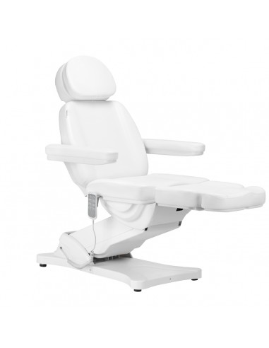 Electric cosmetic chair SILLON CLASSIC 4 motors with cradle white