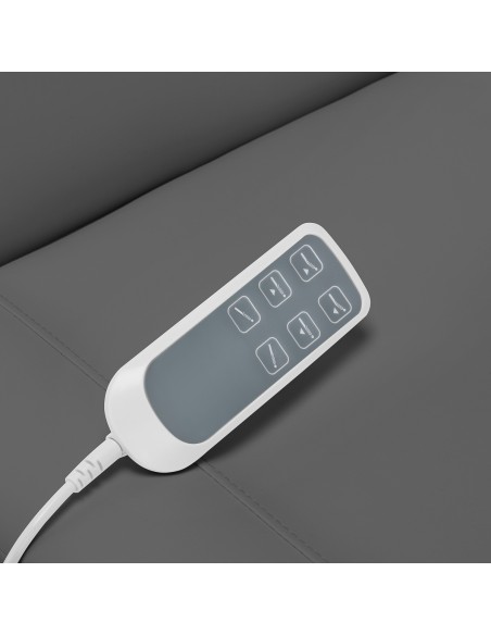 Electric cosmetic chair SILLON CLASSIC 3 motors with pedi cradle gray