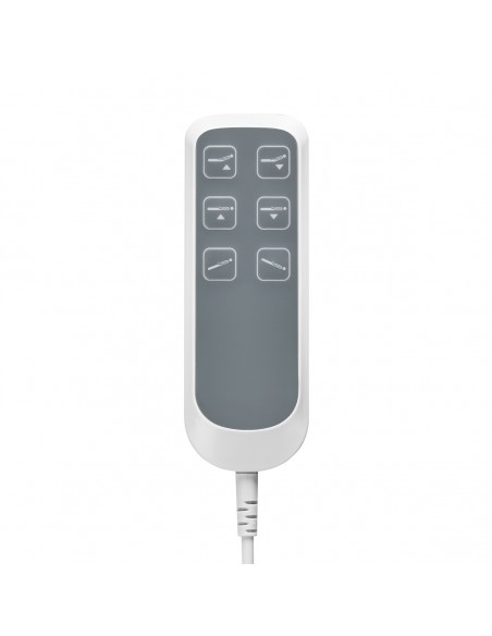 Electric cosmetic chair SILLON CLASSIC 3 motors with pedi cradle gray