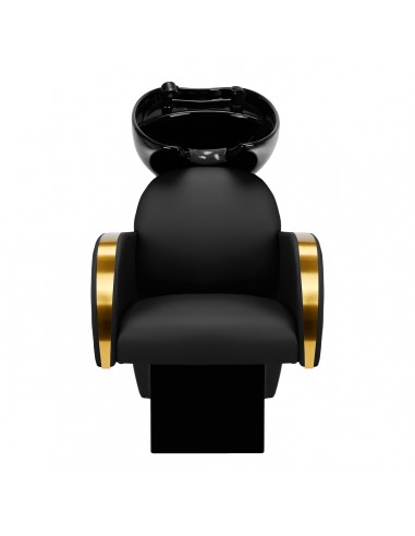 Gabbiano hairdressing wash unit Malaga gold and black