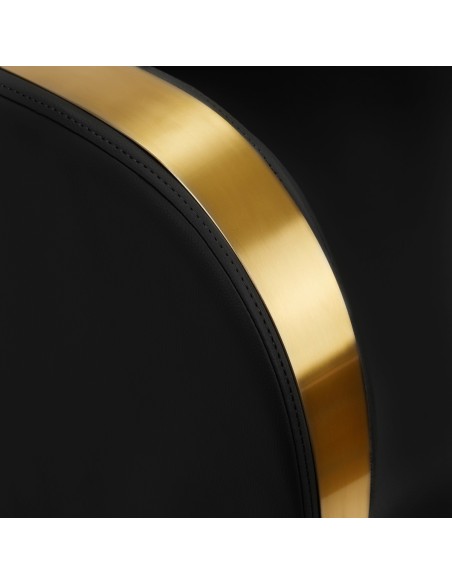 Gabbiano hairdressing wash unit Malaga gold and black