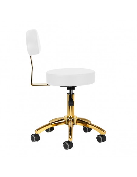 Cosmetic stool AM-304G white