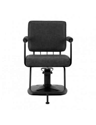 Gabbiano Katania Loft Old Leather hairdressing chair black