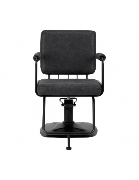 Gabbiano Katania Loft Old Leather hairdressing chair black