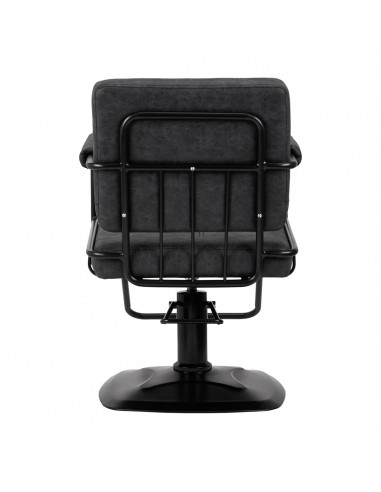 Gabbiano Katania Loft Old Leather hairdressing chair black