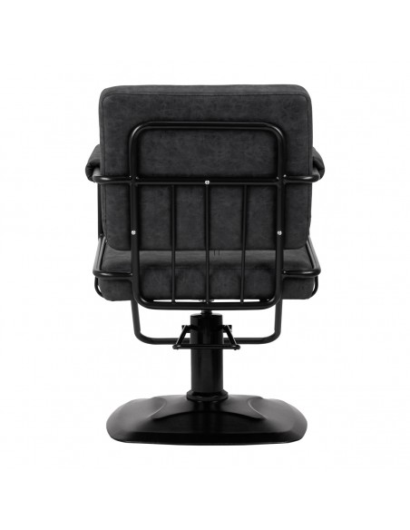 Gabbiano Katania Loft Old Leather hairdressing chair black