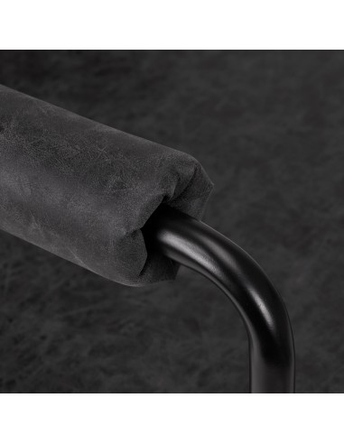 Gabbiano Katania Loft Old Leather hairdressing chair black