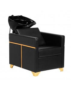 Hairdressing wash unit Toledo black