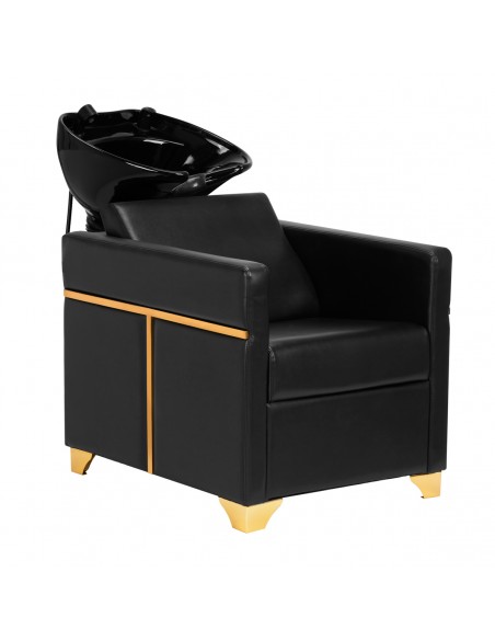 Hairdressing wash unit Toledo black