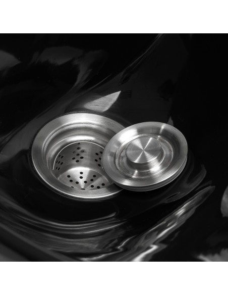 Hairdressing Wash Unit Modena Black