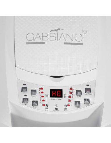 Gabbiano standing hairdressing sauna 408D white with active ozone