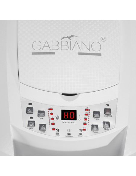 Gabbiano standing hairdressing sauna 408D white with active ozone