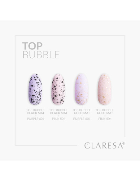 Claresa Top Bubble gold Matt No wipe -5g