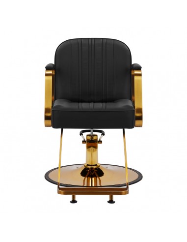 Gabbiano Acri hairdressing chair gold – black