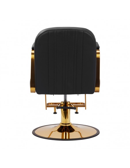 Gabbiano Acri hairdressing chair gold – black