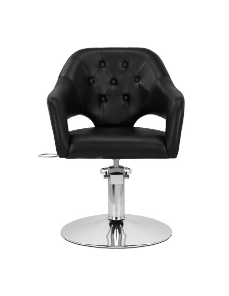 Hairdressing chair Gabbiano Parma Black