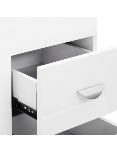 Cosmetic desk 312 white left