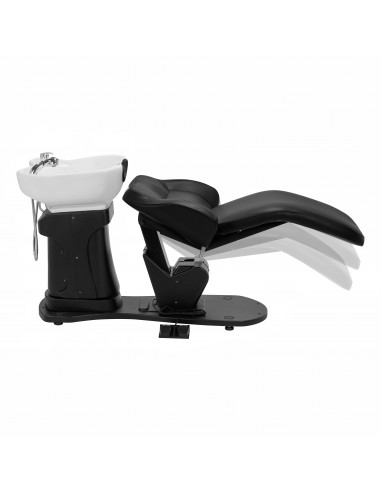 Gabbiano electric hairdressing wash unit TRYCHO black