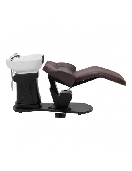 Gabbiano electric hairdressing wash unit TRYCHO brown