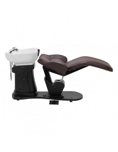 Gabbiano electric hairdressing wash unit TRYCHO brown