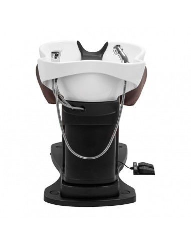 Gabbiano electric hairdressing wash unit TRYCHO brown