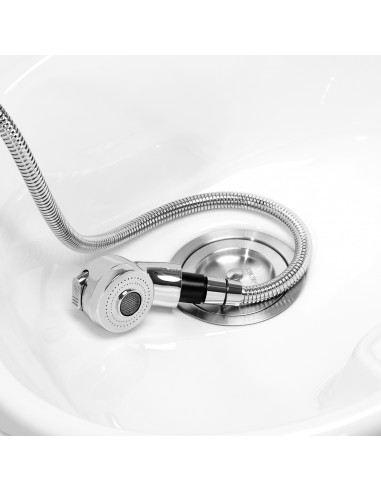 Gabbiano electric hairdressing wash unit TRYCHO brown