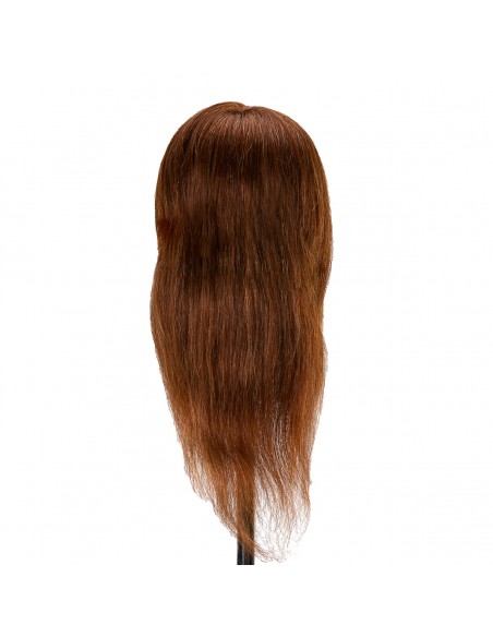 Gabbiano WZ1 hairdressing training head, natural hair, color 4, length 16"