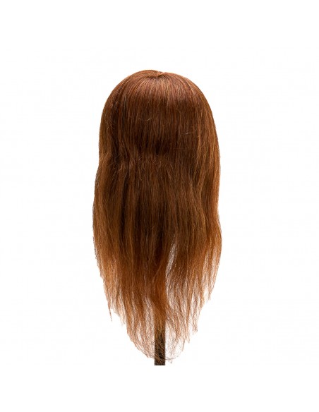 Gabbiano WZ1 hairdressing training head, natural hair, color 4, length 20"