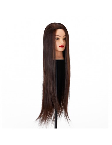 Gabbiano WZ2 hairdressing training head, synthetic hair, color 4, length 24"