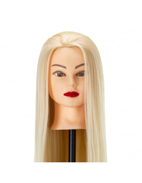 Gabbiano WZ2 hairdressing training head, synthetic hair, color 613, length 24"