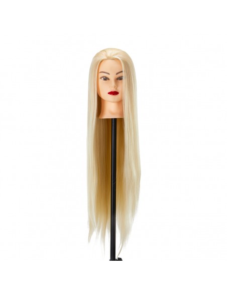 Gabbiano WZ2 hairdressing training head, synthetic hair, color 613, length 24"
