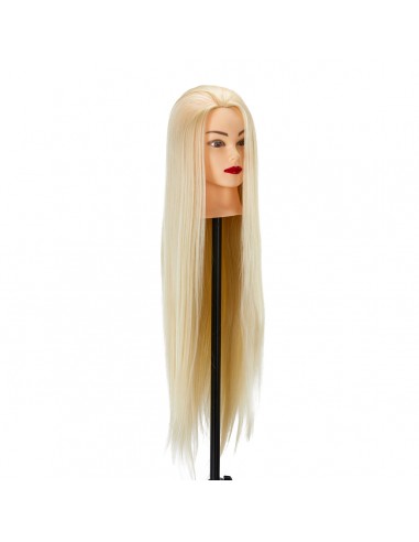Gabbiano WZ2 hairdressing training head, synthetic hair, color 613, length 24"