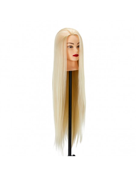 Gabbiano WZ2 hairdressing training head, synthetic hair, color 613, length 24"