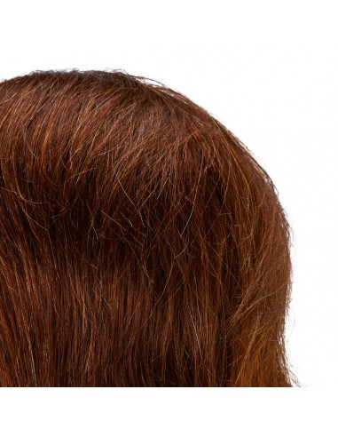 Gabbiano WZ3 hairdressing training head, natural hair, color 4, length 8"