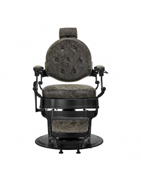 Barber chair President Old Leather Green