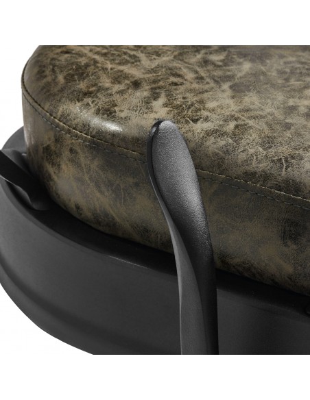 Barber chair President Old Leather Green