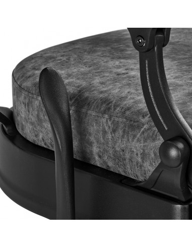 Barber chair President Old Leather Gray