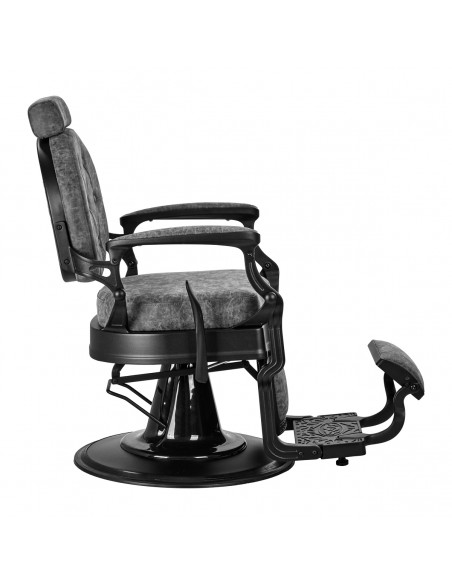 Barber chair President Old Leather Gray