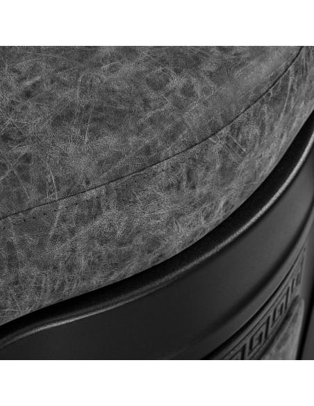 Barber chair President Old Leather Gray