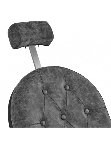 Barber chair President Old Leather Gray