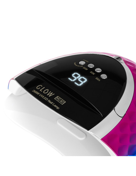 Glow UV LED Lamp YC57 RN blue pink 268W