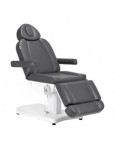 Electric cosmetic chair Azzurro 803D 3-motors grey 