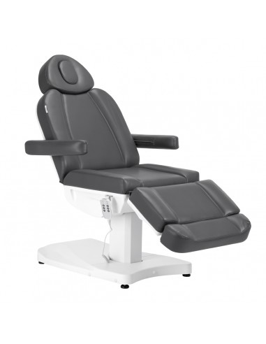 Electric cosmetic chair Azzurro 803D 3-motors grey 