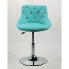Chair for beauty salon. Chair for hairdresser. Chair for nail salon. Chair Orange BFHC931N
