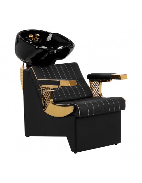 Gabbiano barber wash unit Marcus gold black