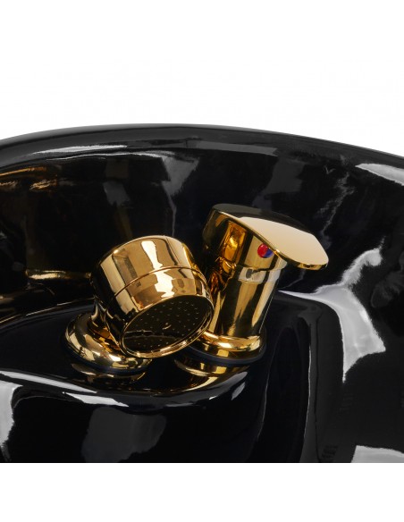 Gabbiano barber wash unit Marcus gold black