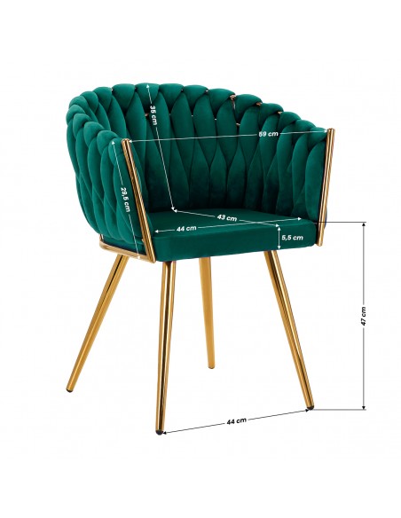 4Rico chair QS-GW06G green