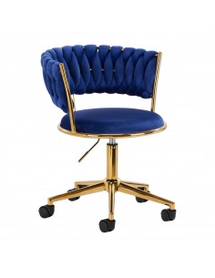 4Rico swivel chair QS-GW01G navy blue